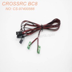 Simulation taillight kit CS-97400566 Parts For Crossrc BC8 RC Military Truck