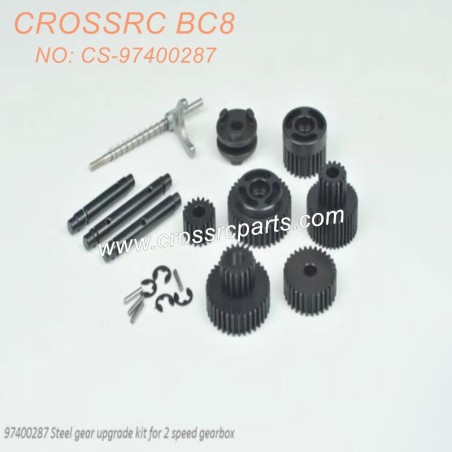 19-CROSSRC BC8 Accessories Second gear transmission gearbox metal gear fork kit CS-97400287-1