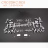 85-CROSSRC BC8 accessories Door handle rearview mirror appearance simulation parts set CS-97400499