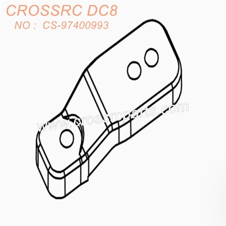 CS-97400993 34924 Military truck steering plate block Parts CROSSRC DC8 Off-Road Car 8WD