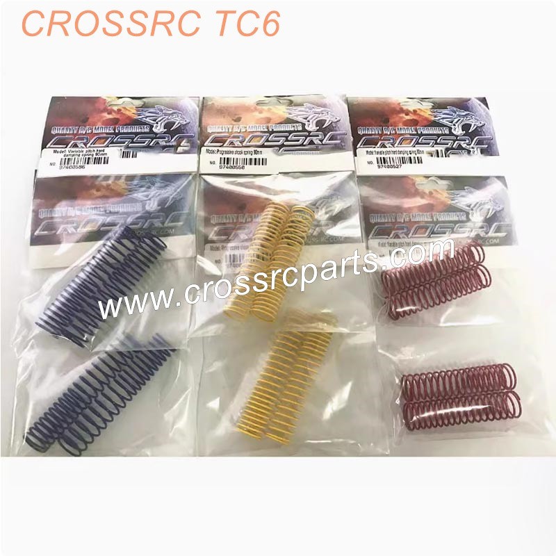 12-CROSSRC TC6 accessories variable pitch shock absorber spring shock absorber