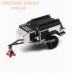 CROSSRC EMOX3 Big Tiger Parts TRX4 AX camping metal climbing car trailer-1