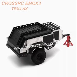 CROSSRC EMOX3 Big Tiger Parts TRX4 AX camping metal climbing car trailer-2