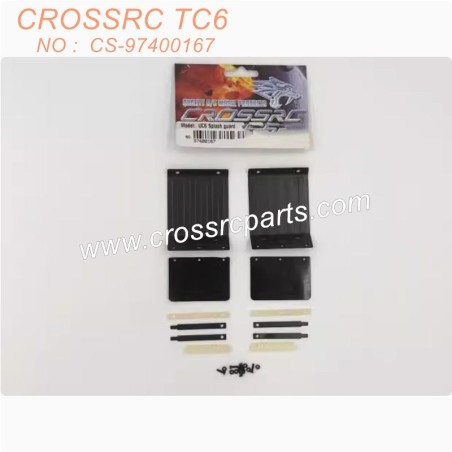 20-CROSSRC TC6 Accessories Metal Fender Soft Rubber Kit CS-97400167