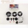 21-CROSSRC TC6 Accessories Metal Wheel Set CS-97400181-1