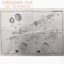 21-CROSSRC TC6 Accessories Metal Wheel Set CS-97400181-3