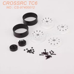 29-CROSSRC TC6 Accessories Metal clamp tire hub CS-97400012-W-1