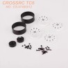 29-CROSSRC TC6 Accessories Metal clamp tire hub CS-97400012-W-1