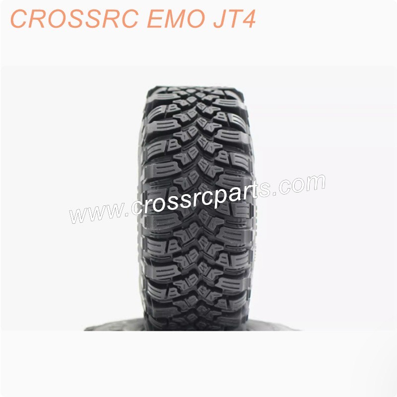 41-CROSSRC EMO JT4 Parts 120 Black Rock Tire Diameter 120mm Width 45mm 1.9 Inch-1