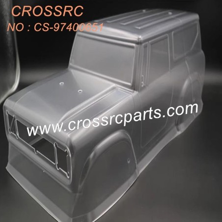 29-CROSSRC SGSR SP FR SU KR VR accessories, simulated soft shell transparent car shell CS-97400651-1