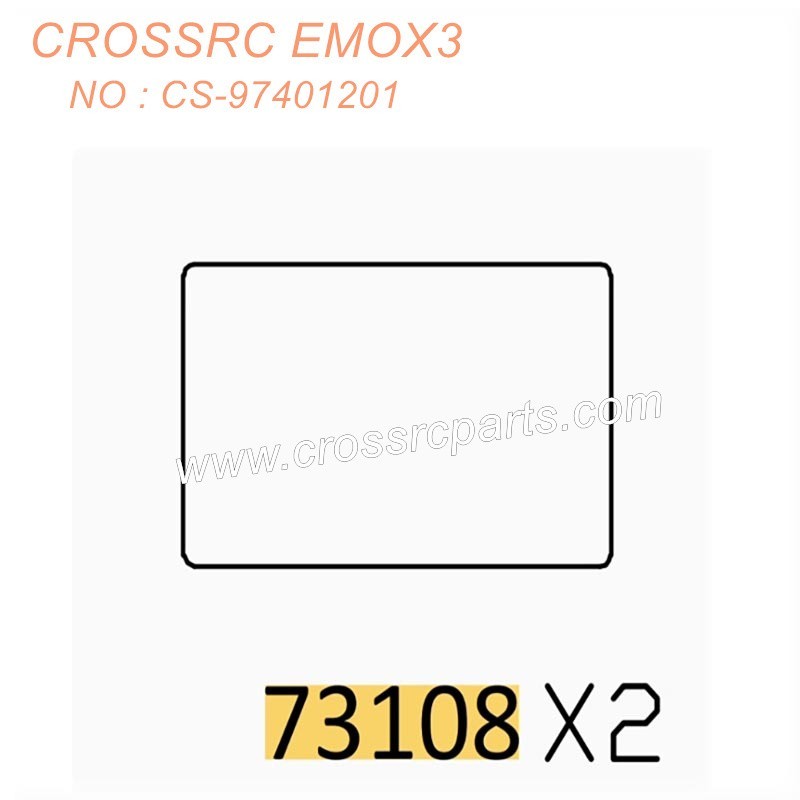 CROSSRC EMOX3 Big Tiger Parts Rearview Lens CS-97401201