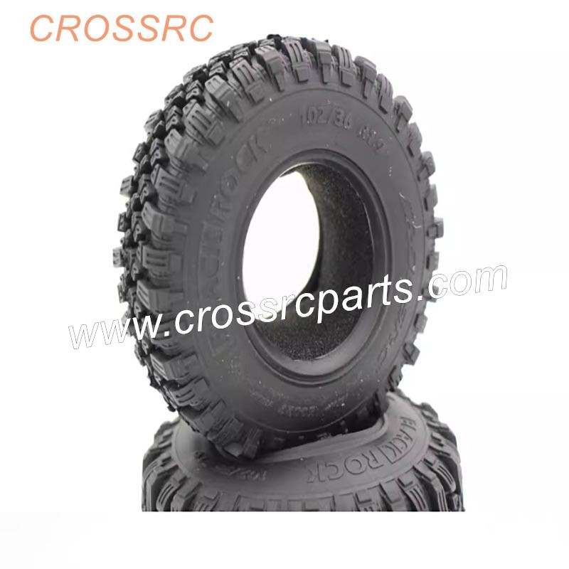 43-CROSSRC SGSR SP FR SU KR VR accessories Black Rock tire (with soft inner tube)-1