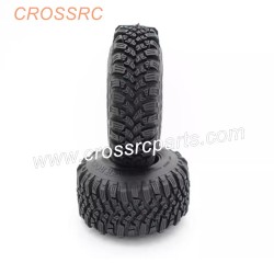 43-CROSSRC SGSR SP FR SU KR VR accessories Black Rock tire (with soft inner tube)-2