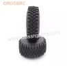 43-CROSSRC SGSR SP FR SU KR VR accessories Black Rock tire (with soft inner tube)-2