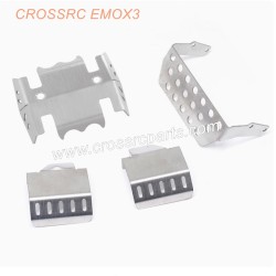 CROSSRC EMOX3 Big Tiger Parts Stainless steel armor plate-2