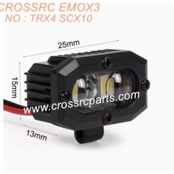 CROSSRC EMO X3 Off-Road Car RTR Parts LJF bumper spotlight TRX4 SCX10-3