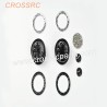 127-CROSSRC SGSR SP FR SU KR VR accessories 1.9-inch Black Rock tire CNC wheel kit-1