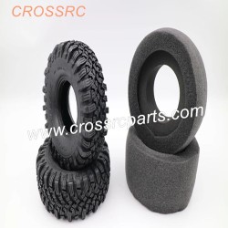 127-CROSSRC SGSR SP FR SU KR VR accessories 1.9-inch Black Rock tire CNC wheel kit-2