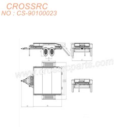 169-CROSSRC SGSR SP FR SU KR VR accessories Full trailer KIT kit CS-90100023-3