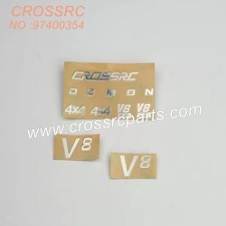 188-CROSSRC SGSR SP FR SU KR VR accessories metal sticker 97400354-1