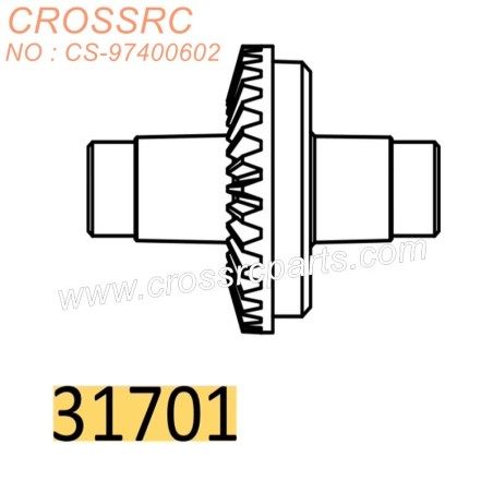 2-CROSSRC MC4 MC6 MC8 Parts Axle gear assembly 31701 CS-97400602