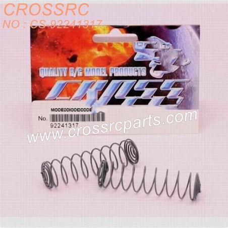 23-CROSSRC MC4 MC6 Parts Shock absorber springs, one pair, grey CS-92241317