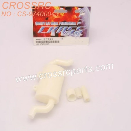 24-CROSSRC MC4 MC6 accessories, exhaust pipe set (not attached and sprayed) CS-97400043-1