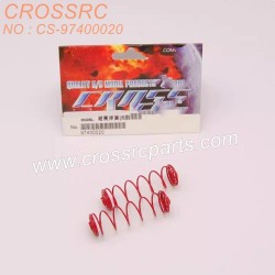 25-CROSSRC MC4 MC6 accessories, shock absorber springs, one pair, red, hard 5.6N CS-97400020