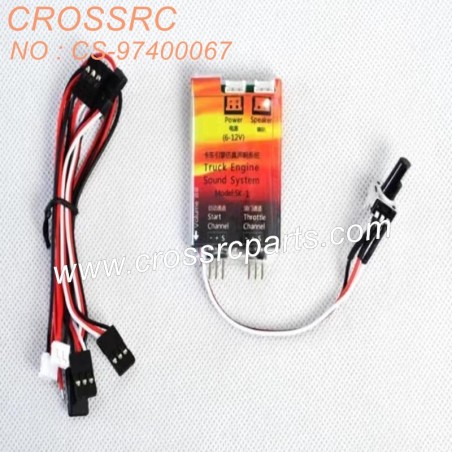 42-CROSSRC MC4 MC6 Accessories Military truck engine sound group sound system CS-97400067-2