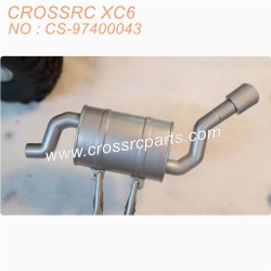 13-CROSSRC XC6 Parts Universal exhaust pipe set (not attached and painted) CS-97400043-4