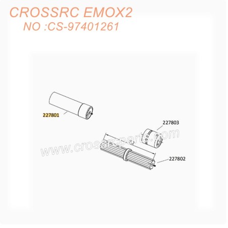 CROSSRC EMOX2 Big Lion RC CAR Parts drive shaft nylon parts CS-97401261