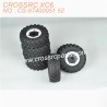 22-CROSSRC XC6 parts 1.9-inch climbing car herringbone tire assembly metal wheel tire CS-97400051 52-3