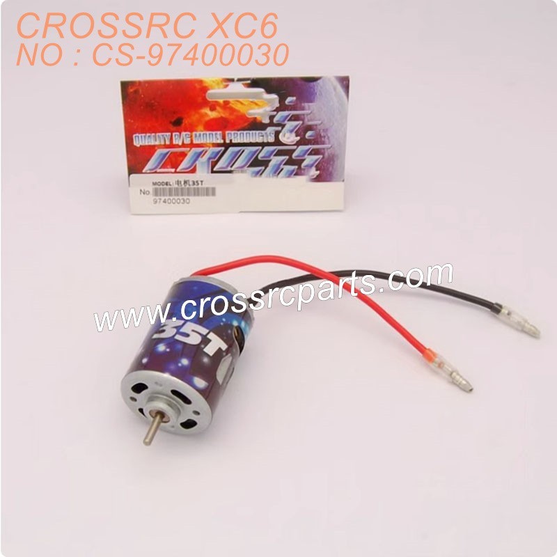 34-CROSSRC XC6 parts Brushed 540 climbing car motor 35T (blue) CS-97400030