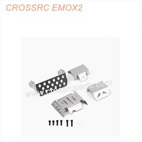 CROSSRC EMOX2 Big Lion RC CAR Parts guard plate metal armor chassis armor