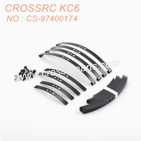 2-CROSSRC KC6 Parts Front and rear leaf spring assembly One car CS-97400174-1