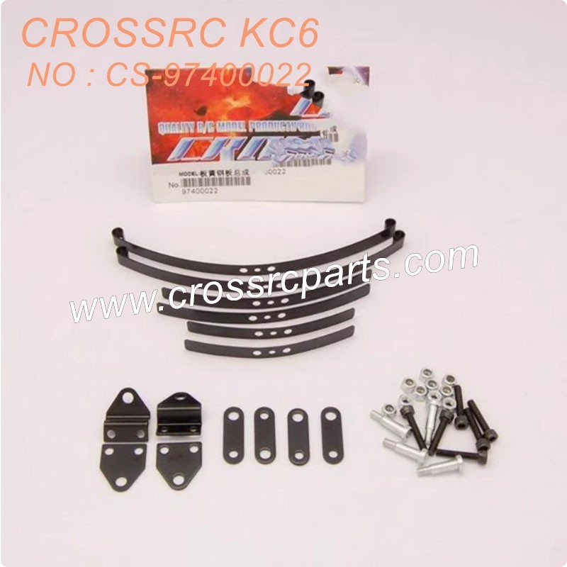 8-CROSSRC KC6 parts leaf spring steel plate assembly CS-97400022