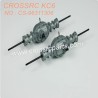 14-CROSSRC KC6 Parts Eight-wheel double rear axle without suspension CS-96311306-2