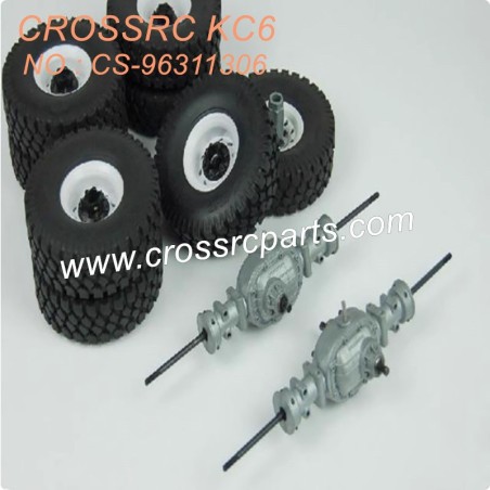 14-CROSSRC KC6 Parts Eight-wheel double rear axle without suspension CS-96311306-1