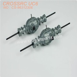 3-CROSSRC UC6 Parts eight-wheel metal double rear axle with suspension CS-96312306-4