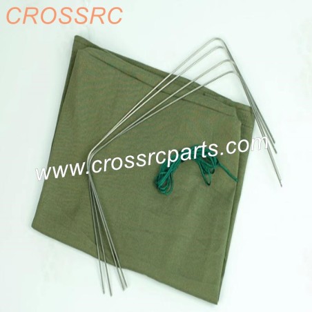 30-CROSSRC GC4 GC4M Accessories Tent Set (Including Steel Wire Rope) Army Green CS-97400293-1