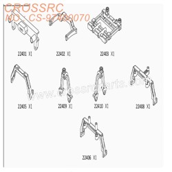 3-CROSSRC PG4 PG4S PG4L accessories PG4L cross beam combination CS-97400070-1