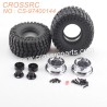 25-CROSSRC PG4 PG4S PG4L accessories 2.2-inch big foot tire assembly electroplating CS-97400144-1