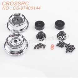 25-CROSSRC PG4 PG4S PG4L accessories 2.2-inch big foot tire assembly electroplating CS-97400144-3