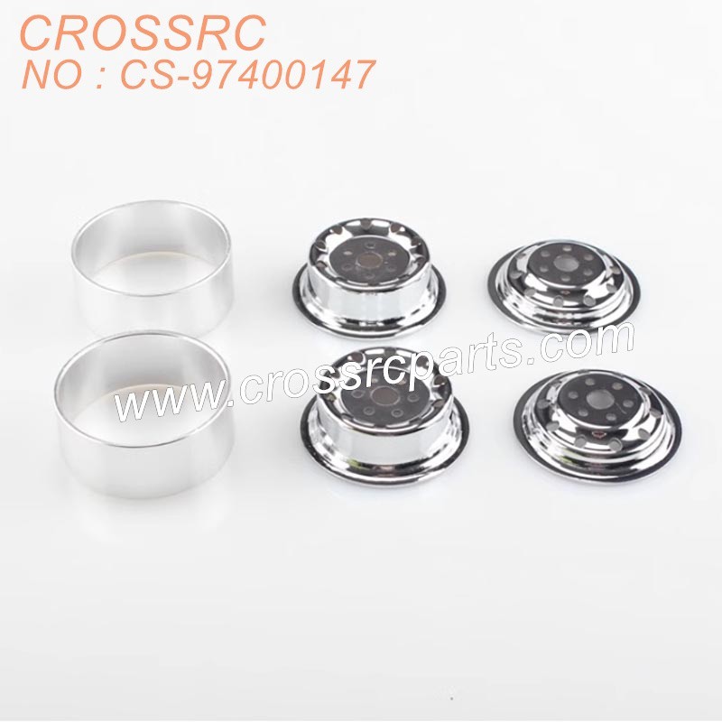 40-CROSSRC PG4 PG4S PG4L accessories 2.2-inch metal wheels (FAT-MAN) electroplating CS-97400147-2