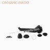 CROSSRC EMOX2 Big Lion RC CAR Parts double-head wading throat high air intake dust sand cover Dong Mushroom head-2