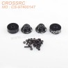 40-CROSSRC PG4 PG4S PG4L accessories 2.2-inch metal wheels (FAT-MAN) electroplating CS-97400147-3