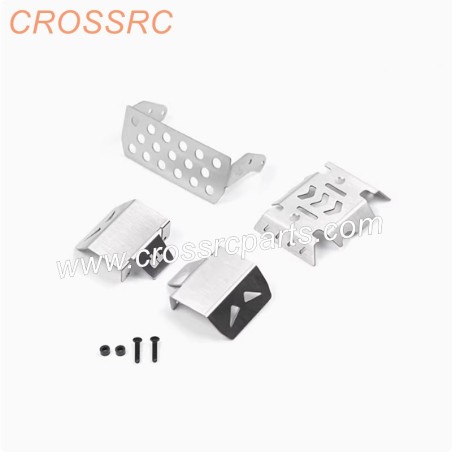 1-CROSSRC EMO X5 Big Rock Sheep Climbing Vehicle Guard Metal Armor Chassis Armor