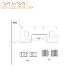 8-CROSSRC Other accessories Light sheet and connecting piece CS-97401189