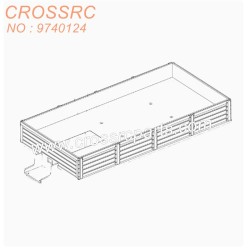 14-CROSSRC Other accessories Rear bucket Original accessories 9740124-2