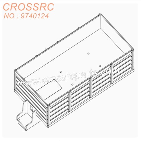 14-CROSSRC Other accessories Rear bucket Original accessories 9740124-1